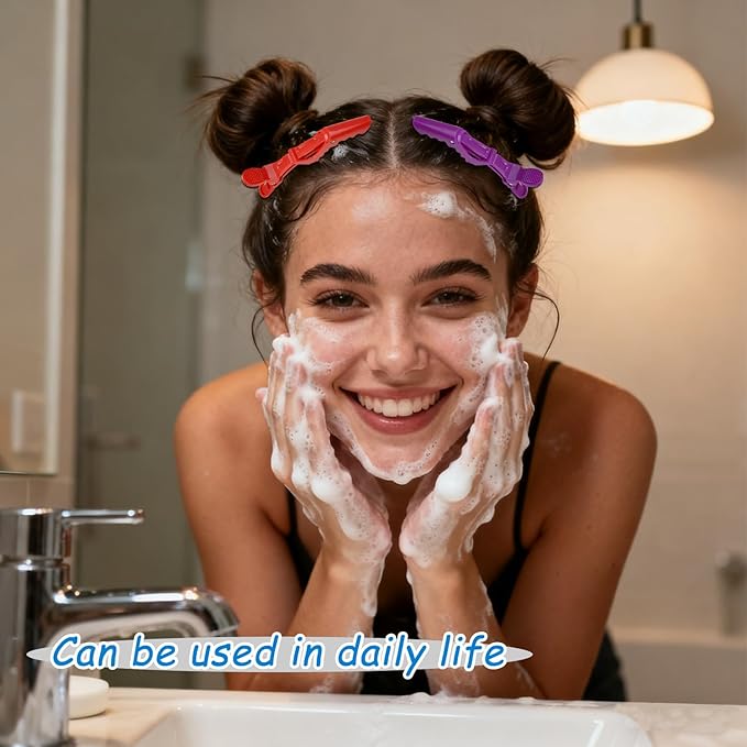 10 Pcs Alligator Hair Clips Styling Sectioning Clips Professional Salon-Grade Hair Clips for Hair Styling, Coloring, Cutting (Mixed color)