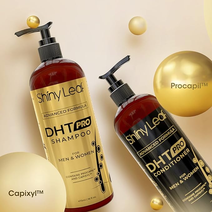DHT Pro Shampoo and Conditioner - Advanced Formula with Procapil and Capixyl, DHT Blockers, Made In USA, Hair Loss Solution for Men and Women, Stimulates Follicles, SupportsThinning Hair