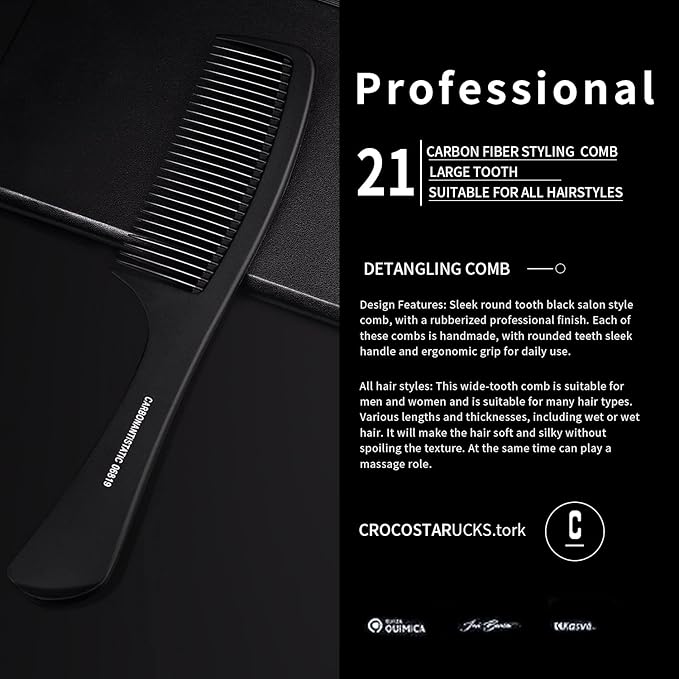 Wide Tooth Detangling Comb for Curly Long Wet Hair - Reduces Hair Loss and Dandruff, Suitable for Styling and Professional Care (12 pcs)