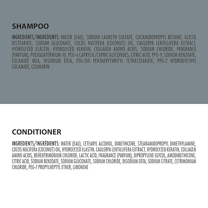 Nexxus Therappe Shampoo & Humectress Conditioner, Travel-Size (6 Sets, 12 Bottles), Elastin Protein & Green Caviar Revive Dry Hair with 24H Moisture, 3 Oz Ea