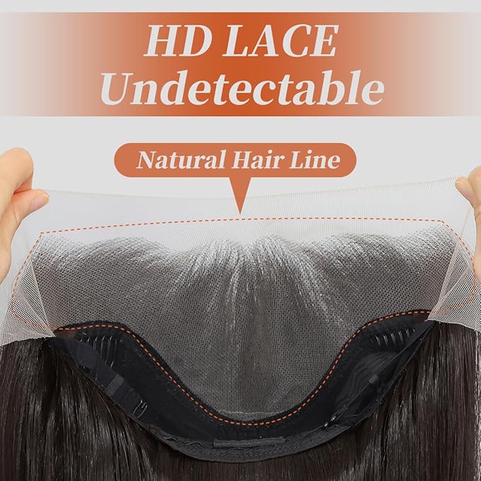 Synthetic Lace Front Wigs Pre Plucked Highlight Brown Mix Black 26 Inch Long Wavy 100% Futura Premium 13x4 HD Lace Wigs For Black Women Ready to Wear Beginner Friendly Daily Party Use