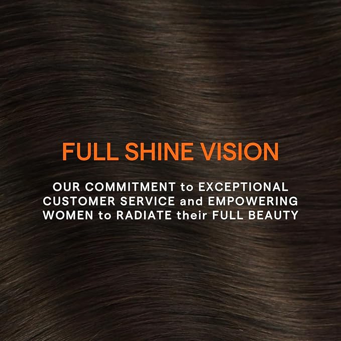 Full Shine Clip in Hair Extensions Human Hair Clip in Extensions Triple Weft Brazilian Hair Clip ins Dark Brown Hair Extensions Real Human Hair Clip ins Full Head 7 Pcs 18 Inch 120 G