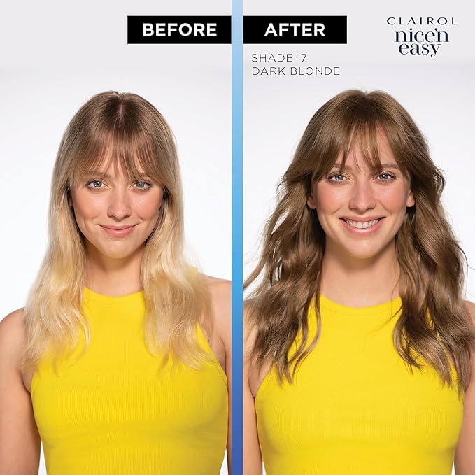 Clairol Nice'n Easy 7 Dark Blonde Permanent Hair Dye & Root Touch-Up Multi-Pack Bundle