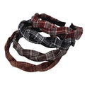 4 PK Braided Headband for Women Girls Plaid Hairband Fashion Non Slip Hairhoop Weaving Shape Winter Fall Headbands Hair Accessories