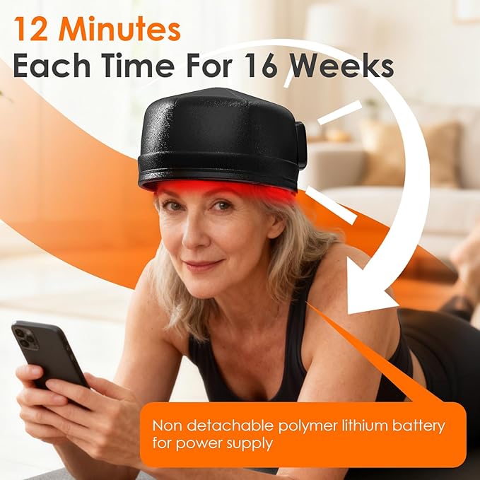 Hair Growth Device LS-D630 - Promote Hair Growth in Males and Females with Androgenetic Alopecia