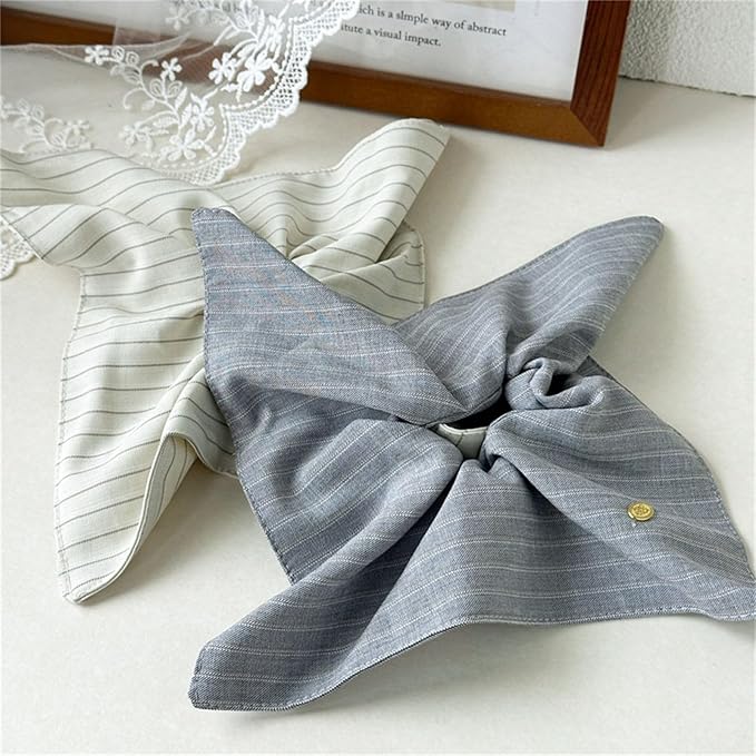 Elastic Hair Scrunchie Fabric Headbands For Women Soft And Stretchy Hair Tie For Everyday Use Or Special Occasion(Light Grey)