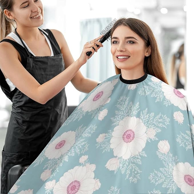 Barber Cape Waterproof Lining Anti Static Design for Salons/Home Use
