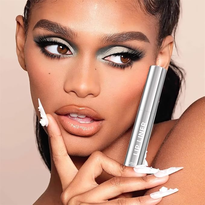 Lip Liner Stain Peel off - Waterproof & Long Lasting Peel Lip Stain Non-Stick Cup, Enhancing Complexion & Nourishing for All Skin Types, Create A Natural Lip Color (Coral, 1 Count)