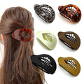 6 Pcs Flat Hair Clips for Women – Nonslip Duckbill Hair Clips, Strong Hold Styling Clips, Sectioning Duckbill Barrettes for Salon & Everyday Use (B)