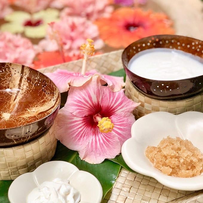 Pure Fiji Spa Gifts for Women and Man - Body Gift Box Include: Sugar Scrub, Bath and Body Oil, Body Butter and Body Lotion, Scent Mango