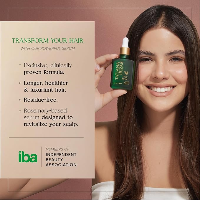 Hair Serum for Hair Growth Serum Women Made in USA - Scalp Serum for Hair Growth Non-Greasy Rosemary & Amla Hair Care - Natural 1 Fl.Oz Hair Loss Treatments for Women Regrowth Treatment