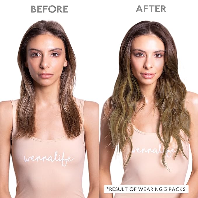 WENNALIFE Tape in Hair Extensions, 20pcs 20 Inch 50g Balayage Chocolate Brown to Caramel Blonde Remy Human Hair, Coloured Tape Extensions
