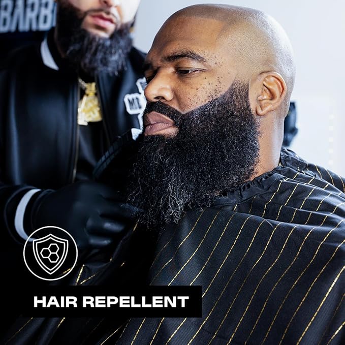 Barber Strong The Barber Cape Haircut Cover for Men, Hair Repelling and Static-Reducing Material, Water Resistant Fabric