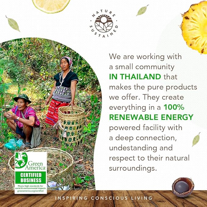 Natural Shampoo for Dry Hair & Scalp - Organic, Raw & Wildcrafted with Probiotics, Hypoallergenic & Sulfate Free Hydrating Shampoo for Dryness, Frizz, Breakage, Itchiness, Thinning - Gallon, Original