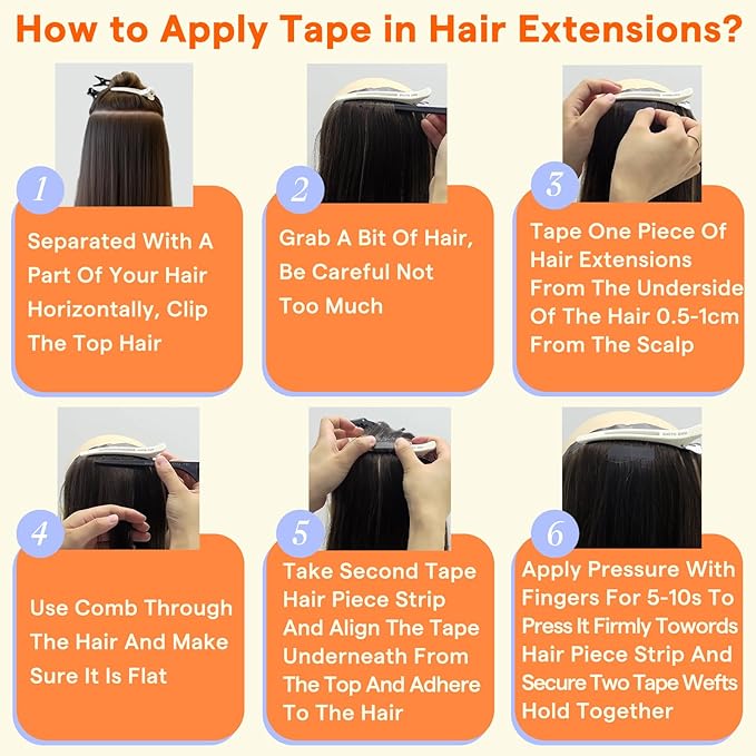 Full Shine Tape in Hair Extensions Ombre Color 2/8/2 Dark Brown Highlight Ash Brown with Shadow Roots 22 Inch Human Hair Extensions Tape Ins 20PCS 50g Natural Straight Extensions for Women Real Hair