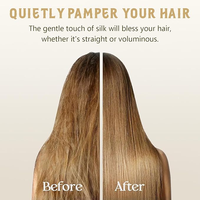 Satin Pillowcase with Zipper for Hair and Skin White and Blue Petals and Leaves 1 Pack Soft Silk Pillow Case Standard Size Wrinkle-Free Smooth and Cooling Satin Pillow Cover 20”x26”