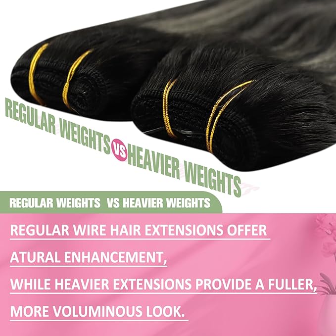 YoungSee Invisible Wire Hair Extensions Black Ombre Wire Human Hair Extensions Black Roots Silver Balayage Remy Headband Hair Extensions Human Hair 16In 80G