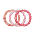 SLIP Amazon Exclusive Skinny Scrunchies: Anti-Crease, Anti-Breakage Slipsilk™ Design Protects Delicate Hair | Includes 3 Pure Silk Scrunchies, Sherbet