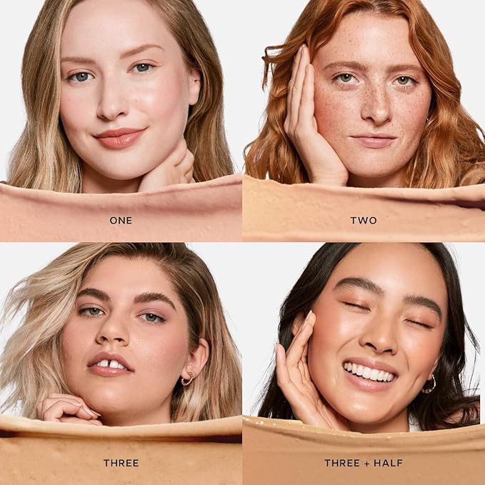 Saie Slip Tint Tinted Moisturizer with SPF 35 - Light Coverage, Glowy Skin Tint & Mineral Sunscreen for Face with Hydrating Hyaluronic Acid - Summer Makeup Essential - Shade One (1.35 oz)