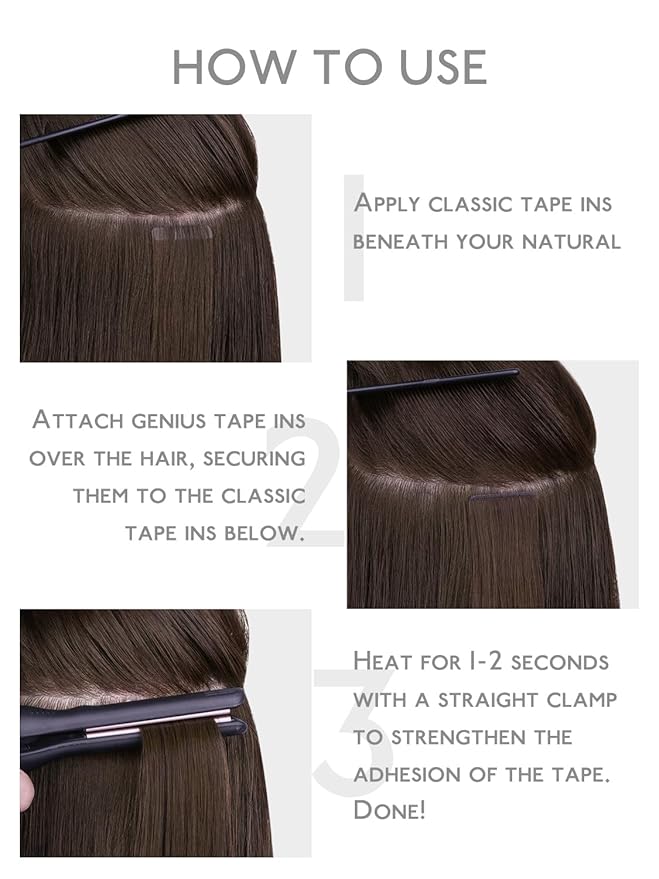 WENNALIFE Fuller Tape in Hair Extensions Human Hair, 20 inch 20pcs 80g Light Blonde Highlighted Golden Blonde Remy Hair Straight Tape in Extensions Skin Weft Tape Ins Extensiones De Cabello Humano