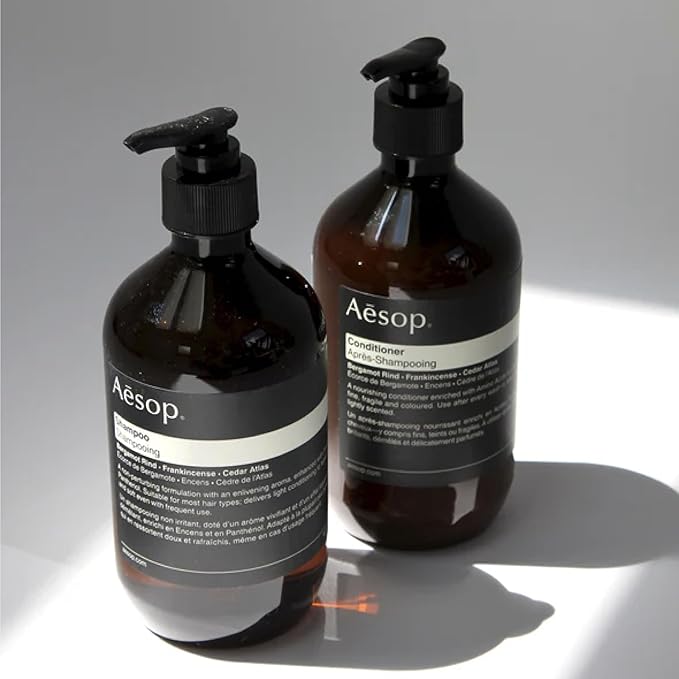 Aesop Shampoo & Conditioner Set | Hydrates, Softens, & Adds Shine | All Hair Types | 16.9 oz / 500mL