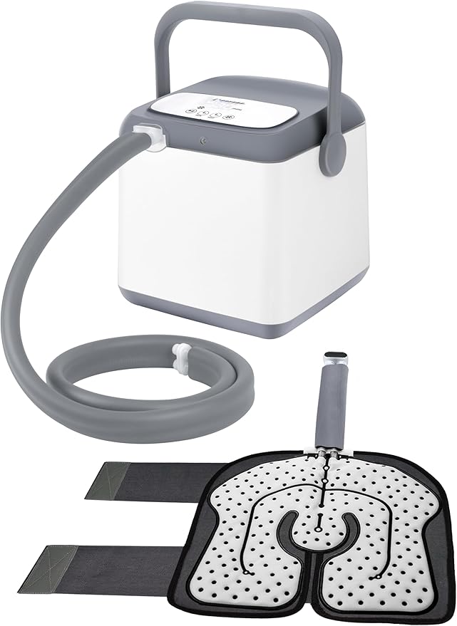 Cold Therapy System, Programable Ice Therapy Machine for Knee, Post-Surgery Continuous Cryotherapy Cold Pack, Including a Insulated Outer Wrap Pad
