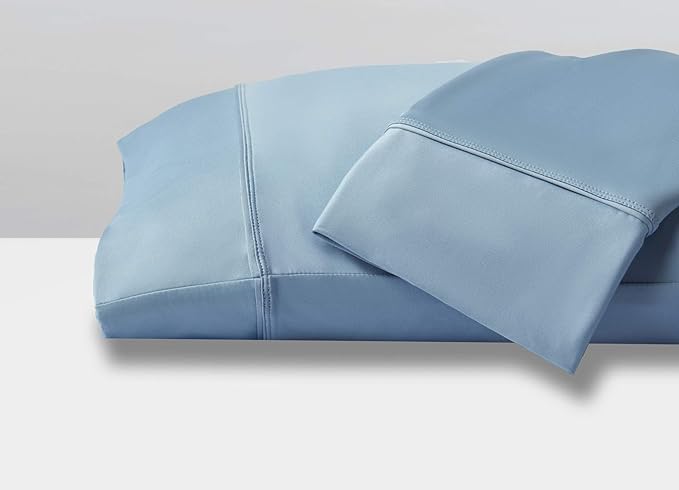 SHEEX Original Performance Cooling Pillowcases, Ultra-Soft King Pillowcase Set, 2 Cooling Pillow Covers, Carolina Blue