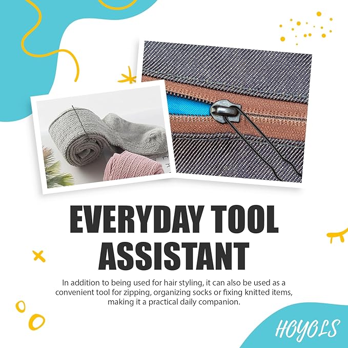 HOYOLS U Shaped Hair Bobby Pins Assorted Size, Secure Hold Metal Bun Clips Crimped Design with Ball Tips for Women Girls Updo Thin Thick Hair, 150 Count (Black)