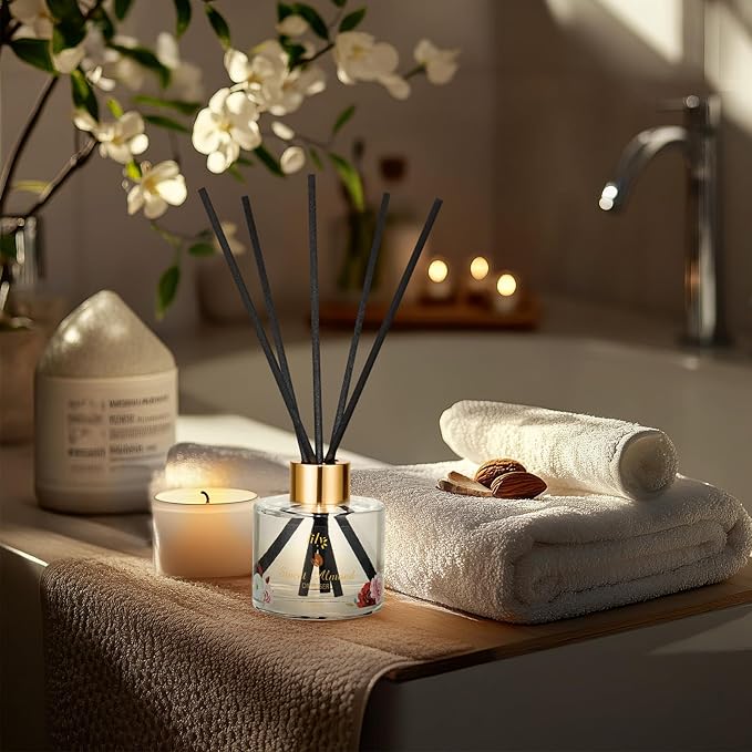 Mothers Day Gifts for Mom Spa Gift Basket Set for Women 17-Piece Almond Luxury Spa Gift Set Bath & Body Care Kit with Shower Gel, Body Cream | Valentine's, Christmas, Birthday Gifts for Her, Wife, Mom