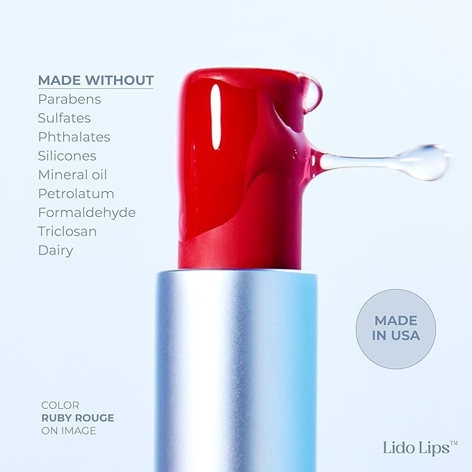 Tinted Lip Balm. Moisturizing Sheer, Buildable Lip Color with Hyaluronic Acid, Vitamin E and Rich Oil, Perfect Revitalizer for Chapped Lips. Beauty Plumper Moisturizer 0.21oz- Orchid