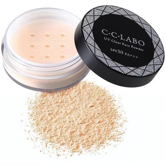 UV Clear Face Powder 10g – Lightweight Loose Powder With SPF30 PA+++ And Plant-Based Formula For A Smooth, Natural Finish