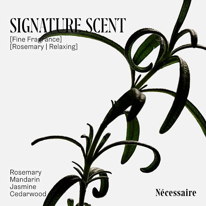 Nécessaire Rosemary Hair Duo - Shampoo and Conditioner Set for Women + Men. Rosemary Oil + Proteins For Stronger Hair. 500 ml / 16.9 fl oz