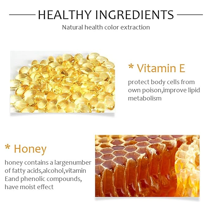 Vitamin E Lip Plumping Serum, Lip Hyaluronic Lip Plumper, Lip Plumping Serum Instant Lip Balm for Moisturize, Eliminate Dryness Wrinkles Enhances Plump Gloss (2PC)