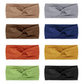 DRESHOW Headbands for Women Girls Vintage Headband Knotted Headwraps Criss Cross Hair Bands Accessories
