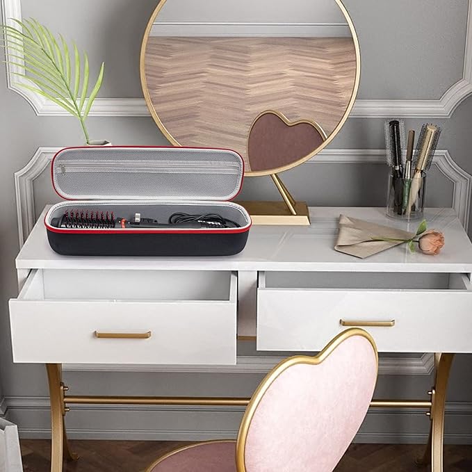 Yewltvep Case for One-Step Volumizer Plus 2.0, Hard Travel Case Fits for One-Step Volumizer Plus, Hair Dryer and Styler Hot Air Brush Storage Organizer, Carrying Box for Hair Dryer Brush(Box Only)