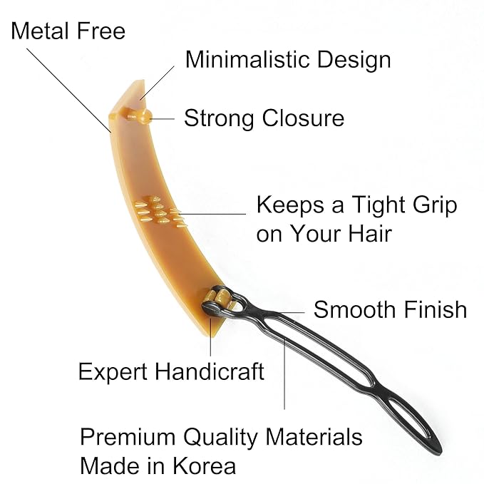 12pcs Hair Barrettes Set for Women and Girls, Hair Clips for Thick Thin Fine Hair, Non-metal Hair Accessories, Non-Slip Grip Handmade Snap Hairpin, BPA Free (LY15)