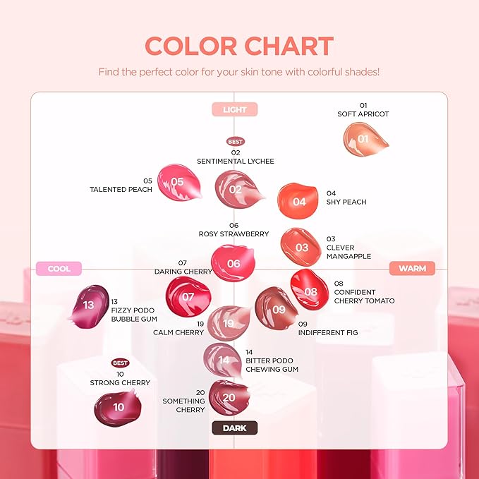 lilybyred Bloody Liar Coating Tint | Korean Glossy Lip Stain, Vivid Juicy Color, Syrupy Shine, Moisturizing, Long-Lasting & Smudge-Proof, Non-Sticky, Lightweight, 0.14 oz. (08 Confident Cherry Tomato)