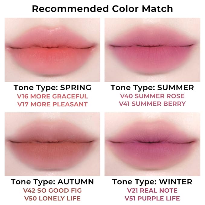 BBIA Last Velvet Tint NEW - Soft Creamy Matte Finish Lip Stain, Blur Effect & Velvety Texture, Long-Lasting, High Pigment, Non-Drying, Vegan, Korean Lip Makeup (V23 ROMANTIC NOTE, Pack of 1)