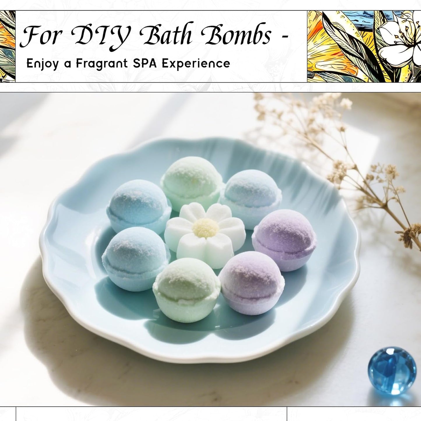 HIQILI Nectar Water Fragrance Oil for Diffuser, Jasmine & Osmanthus Scents, Candle, Soap, Perfume Making, White Floral Long Lasting Aroma - 5.07 Fl Oz