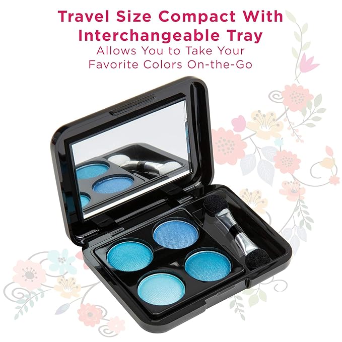 Makeup Kit Set - 32 Eye Shadows 6 Lip Glosses 2 Lip Gloss Wands 2 Lipsticks 1 Face Powder Duo 1 Blush Powder Duo 1 Mascara - Case with Carrying Handle