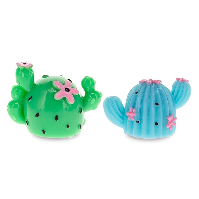 Mad Beauty Fiesta Forever Lip Balm Duo | Cactus-Shaped | Pineapple & Lime Scents | Cruelty-Free | Fun and Moisturizing Lip Care