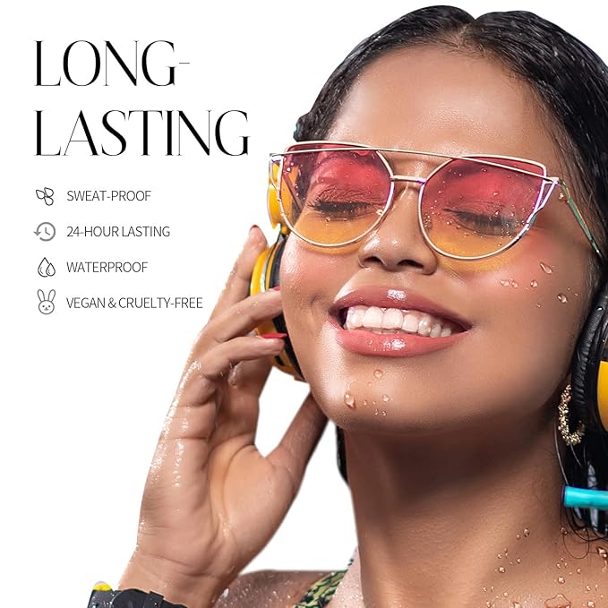 Blush Stick, Cream Blush for Cheeks and Lip Tint, Dewy Finish, Buildable & Blendable Color, Lightweight & Long-Lasting Formula | Forelsket-Cool Pink & Angled Blush Brush（0.53fl.oz）