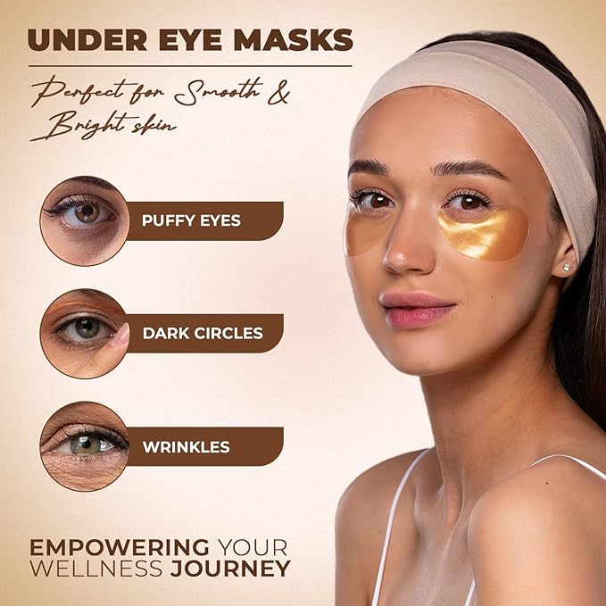 Under Eye Patches | Under Eye Mask | Under Eye Treatment | Eye Care for Women | Eye Gel Pads for Eye | Under Eye Patches for Puffy Eyes, Dark Circles and Puffiness