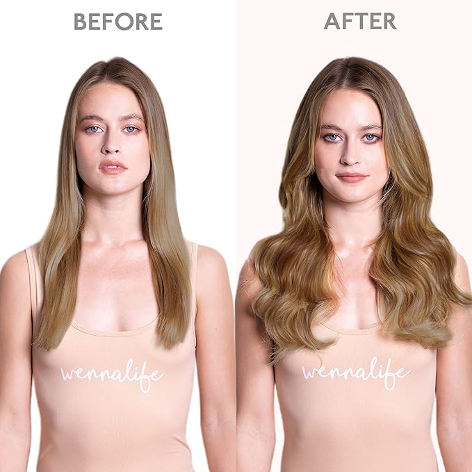 WENNALIFE Clip in Hair Extensions, 150g 14 Inch 9pcs Balayage Chocolate Brown to Honey Blonde Human Hair Extensions Thicker Clip in Hair Extensions Real Human Hair Clip Set Double Weft