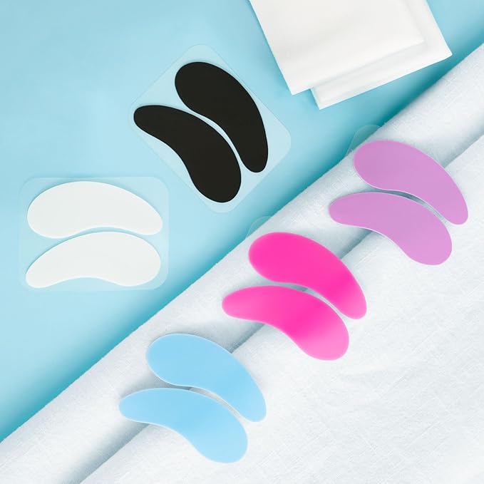 PAGOW 5 Pairs Reusable Under Eye Patches, Silicone Eye Patches, Eye Wrinkle Patches, Under Eye Mask Patches for Skin Care Effect to Reduce Wrinkles & Fine Lines
