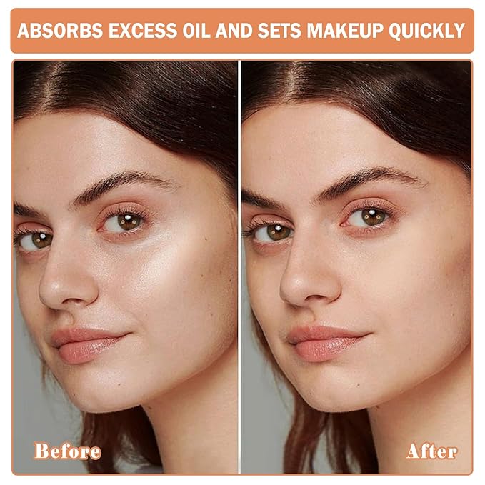 Pink Setting Powder Loose Face Powder Matte Soft Smooth Oil Control Long Lasting Loose Setting Powder Makeup For Natural Flawless #02 Pink Complexion