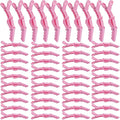 50Pcs Alligator Hair Clips,Professional Hair Styling Clips for Styling Sectioning,Plastic Non Slip Hair Clips for Women with Wide Teeth & Double-Hinged Design(Pink)