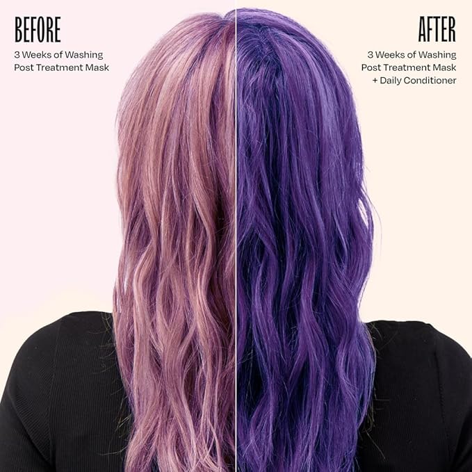 Overtone Daily Color Depositing Conditioner, Vivid Violet, 4.5 oz, Hydrating, Damage-Free Temporary Hair Color for All Hair Types with Shea Butter & Coconut Oil, Vegan & Cruelty-Free