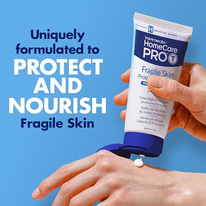 Welmedix Fragile Skin Protective Ointment | Hospital Grade Healing Ointment, Barrier Cream & Skin Protectant w/Calendula for Treatment of Eczema, Psoriasis, Dermatitis, Bed Sores, Chafing (Pack of 3)