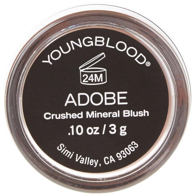Youngblood Crushed Mineral Blush, Adobe, 3 Gram